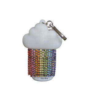 Bath & Body Works Rainbow Bling Cloud PocketBac Sanitizer Holder Sunshine Lemons
